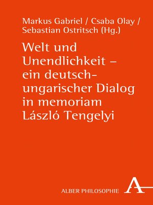 cover image of Welt und Unendlichkeit